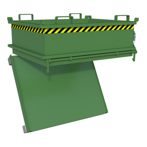 Bauer Südlohn Mini-bac pliable MSB 400, laqué, vert réséda