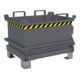 Bauer Südlohn Mini-bac pliant MSB 150, laqué, gris souris