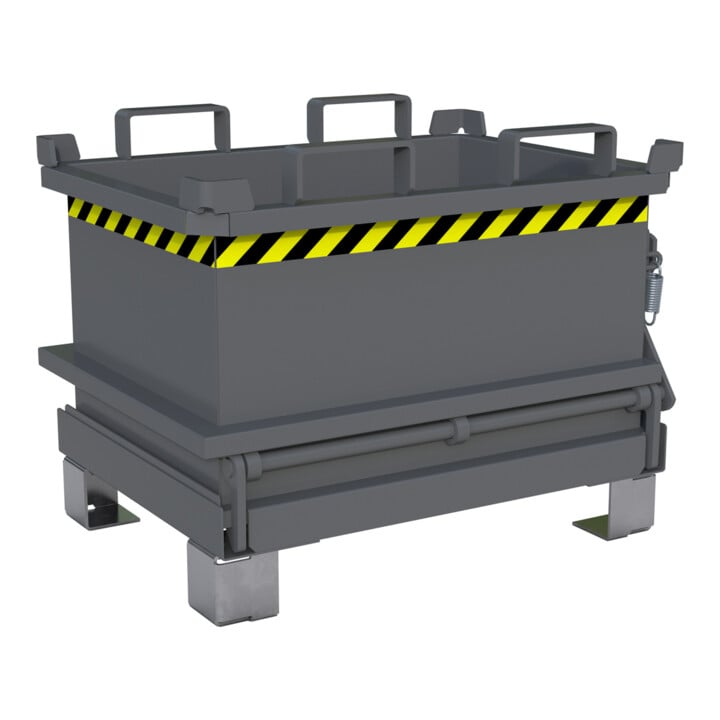 Bauer Südlohn Mini-bac pliant MSB 150, laqué, gris souris