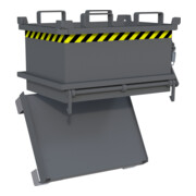 Bauer Südlohn Mini-bac pliant MSB 150, laqué, gris souris-4