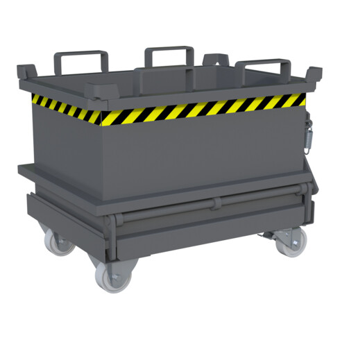 Bauer Südlohn Mini-bac pliant MSB 150, laqué, gris souris