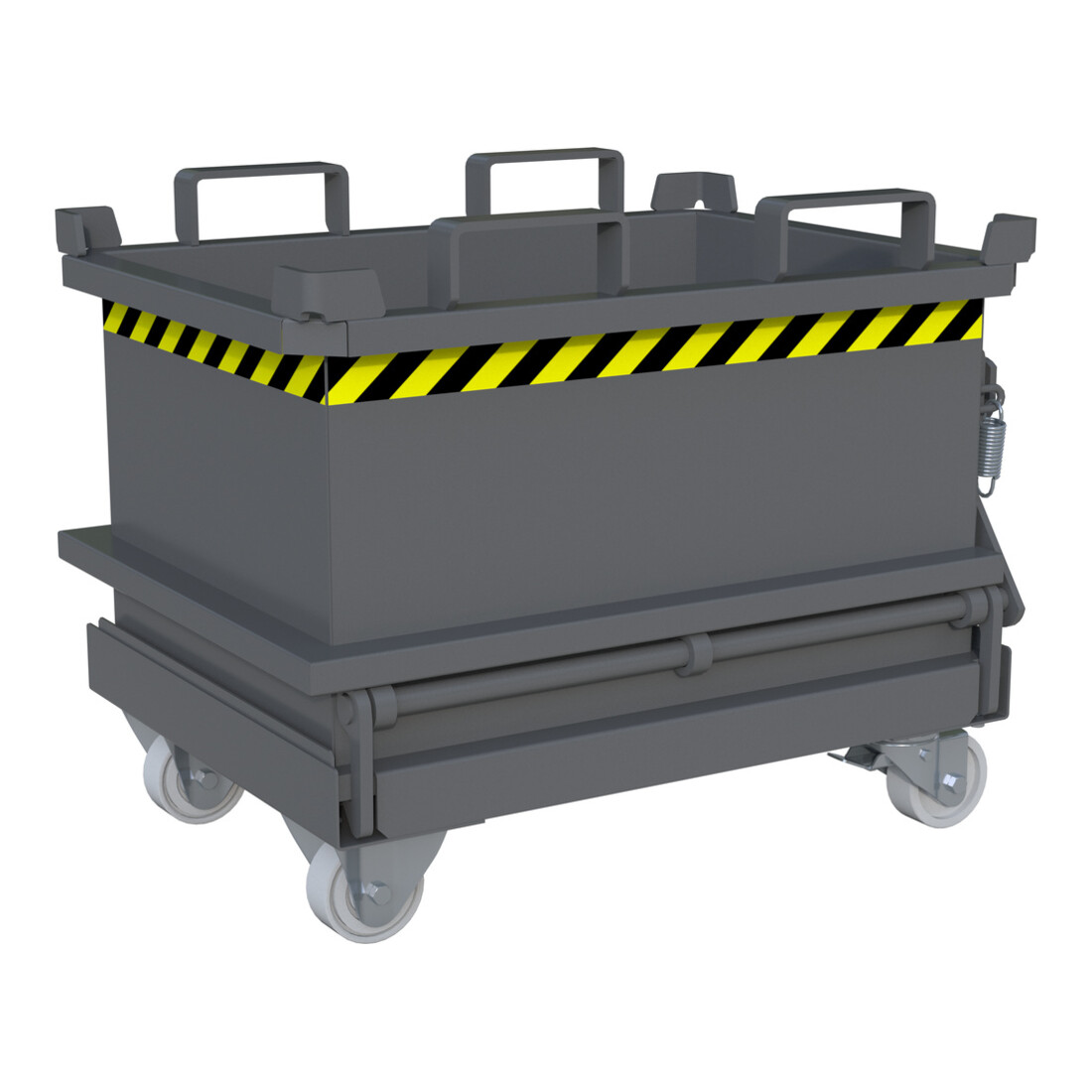 Bauer Südlohn Mini-bac pliant MSB 150, laqué, gris souris