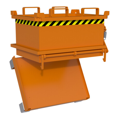 Bauer Südlohn Mini bac pliant MSB 150, laqué, orange jaune