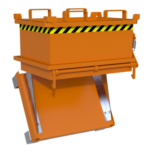 Bauer Südlohn Mini bac pliant MSB 150, laqué, orange jaune