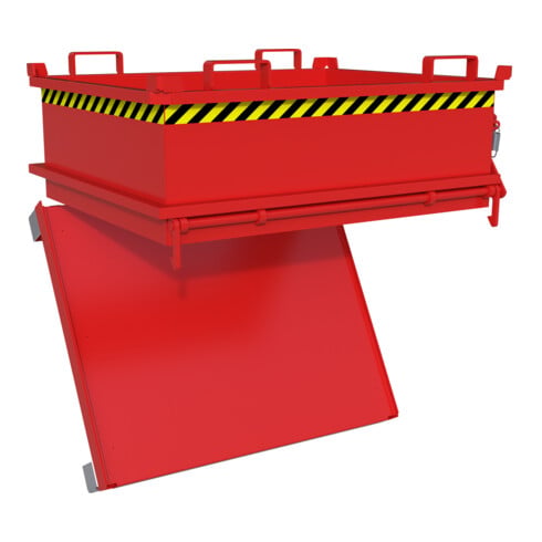 Bauer Südlohn Mini-bac pliant MSB 400, laqué, rouge feu