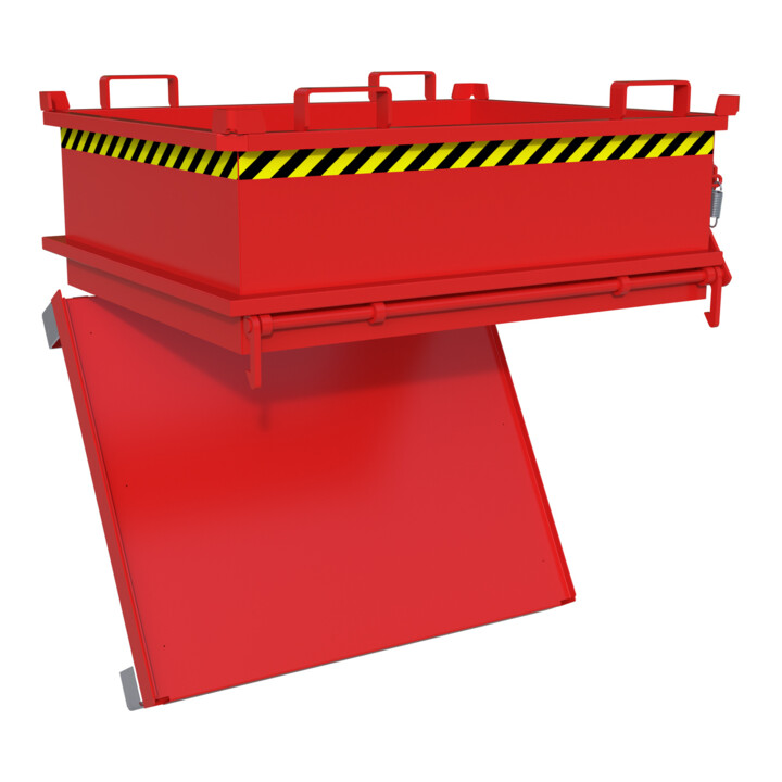 Bauer Südlohn Mini-bac pliant MSB 400, laqué, rouge feu