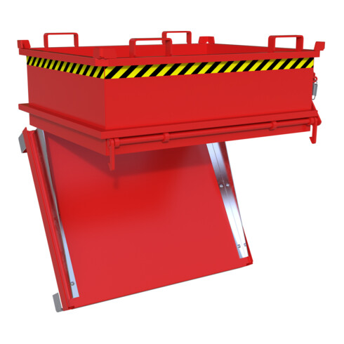 Bauer Südlohn Mini-bac pliant MSB 400, laqué, rouge feu