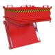 Bauer Südlohn Mini-bac pliant MSB 400, laqué, rouge feu