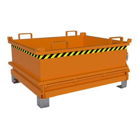 Bauer Südlohn Mini-bac pliant MSB 400, peint, orange jaune