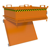 Bauer Südlohn Mini-bac pliant MSB 400, peint, orange jaune-2