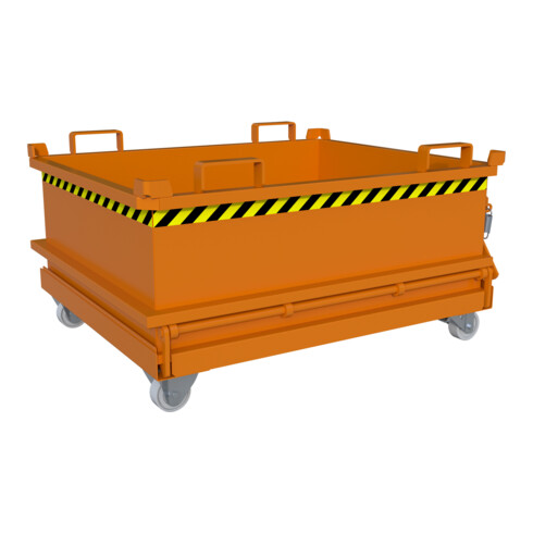 Bauer Südlohn Mini-bac pliant MSB 400, peint, orange jaune