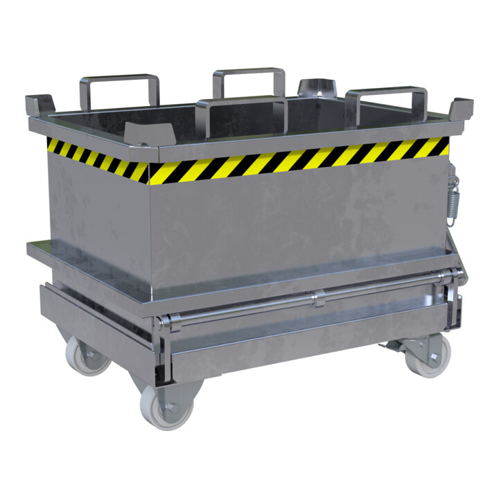 Bauer Südlohn Mini-containers pliables MSB 150, galvanisés à chaud