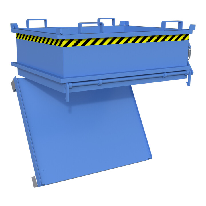 Bauer Südlohn Mini-containers pliables MSB 400, laqué, bleu clair