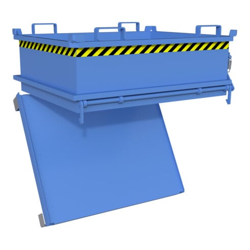 Bauer Südlohn Mini-containers pliables MSB 400, laqué, bleu clair