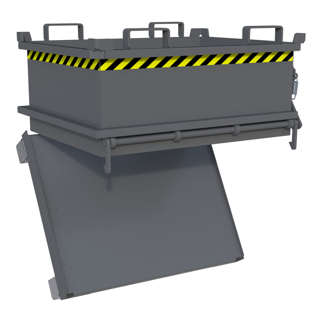 Bauer Südlohn Mini-containers pliants MSB 250, laqué, gris souris