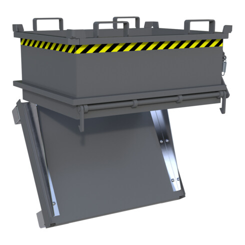 Bauer Südlohn Mini-containers pliants MSB 250, laqué, gris souris