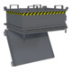 Bauer Südlohn Mini-containers pliants MSB 250, laqué, gris souris