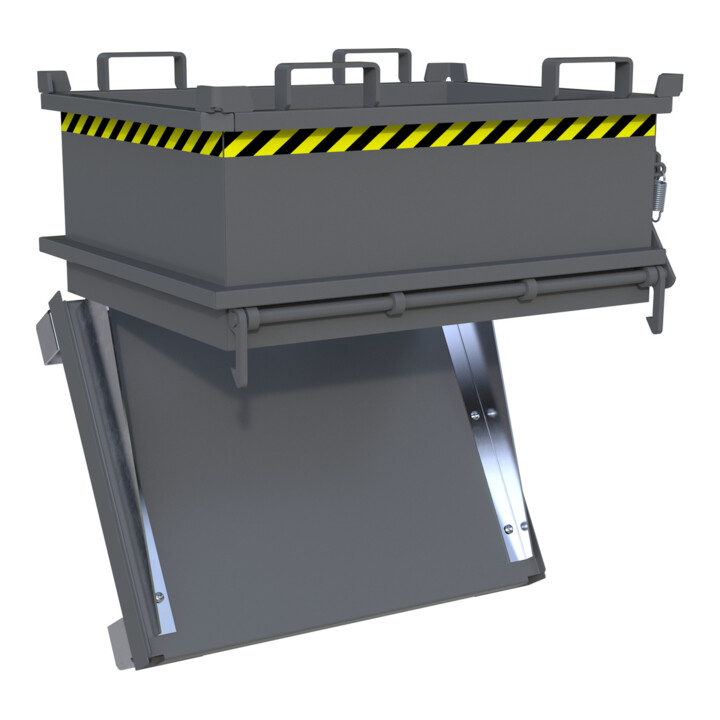 Bauer Südlohn Mini-containers pliants MSB 250, laqué, gris souris