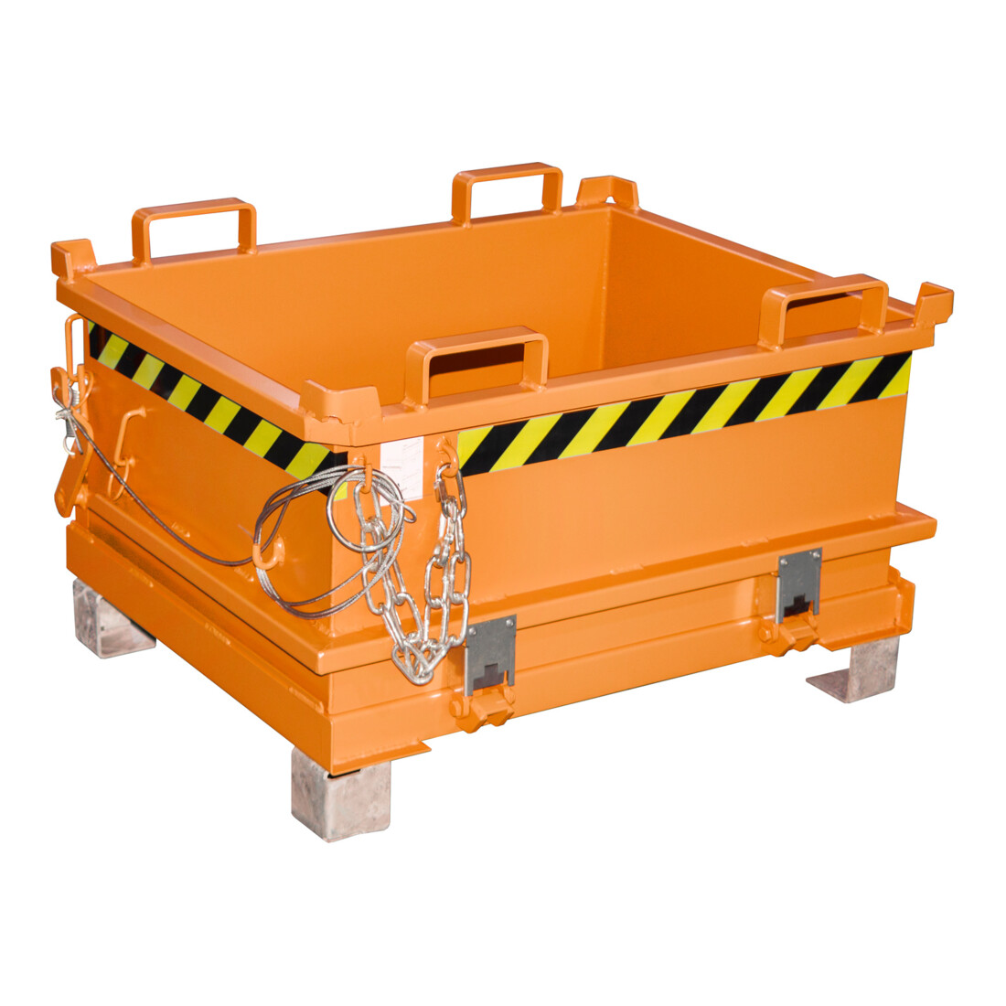 Bauer Südlohn Mini conteneur pliant MSB 250, peint, orange jaune
