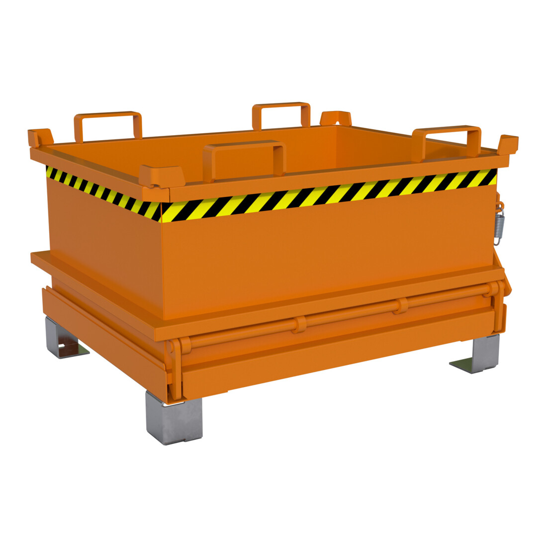 Bauer Südlohn Mini conteneur pliant MSB 250, peint, orange jaune