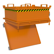 Bauer Südlohn Mini conteneur pliant MSB 250, peint, orange jaune-5