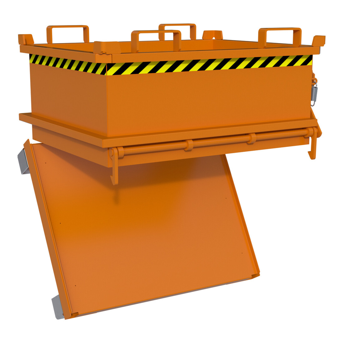 Bauer Südlohn Mini conteneur pliant MSB 250, peint, orange jaune