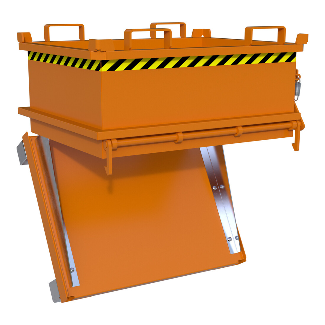 Bauer Südlohn Mini conteneur pliant MSB 250, peint, orange jaune