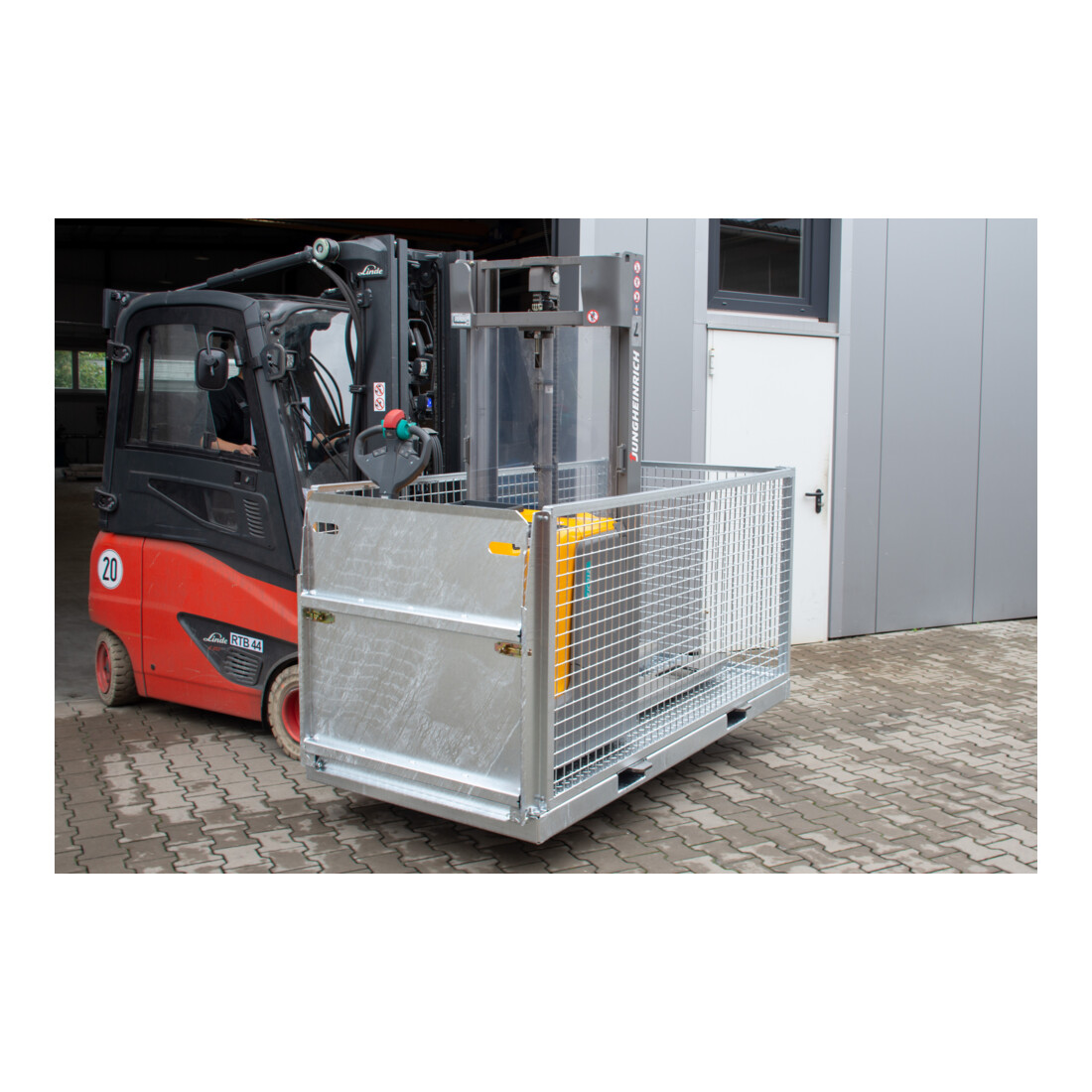 Bauer Südlohn Palette de transport de matériaux MTP 2000, galvanisée à chaud