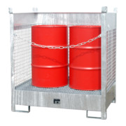 Bauer Südlohn Palette empilable pour fûts FSP-2 D, galvanisée à chaud-3