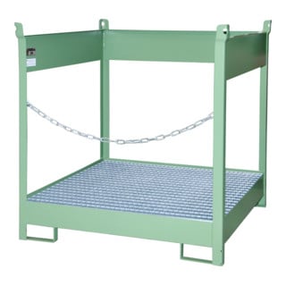 Palette d'empilage de fûts Bauer Südlohn FSP-4, vernis