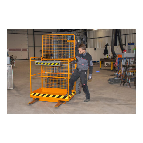 Bauer Südlohn Panier de sécurité SIKO-G, peint, orange jaune