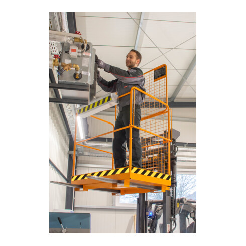 Bauer Südlohn Panier de sécurité SIKO-G, peint, orange jaune