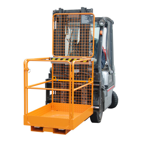 Panier de sécurité Bauer Südlohn SIKO/L, laqué, gris souris