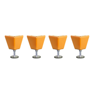 Bauer Südlohn Pieds réglables en hauteur (set de 4) pour armoire à volets roulants type RSG