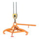 Bauer Südlohn Pince pour fût 4P, peint, orange jaune