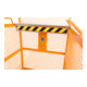 Bauer Südlohn Plate-forme de travail MB-A/L, laquée, orange jaune