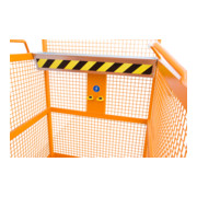 Bauer Südlohn Plate-forme de travail MB-A/L, laquée, orange jaune-3