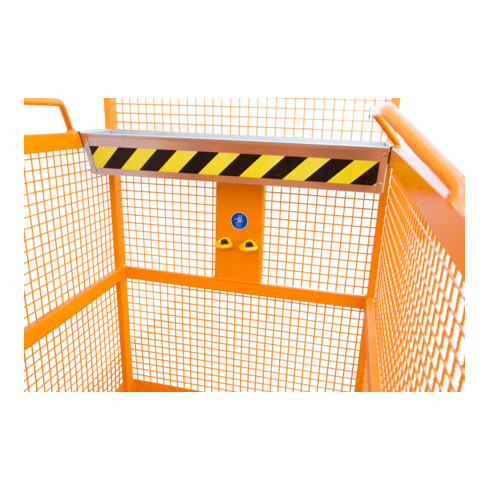 Bauer Südlohn Plateforme de travail MB-A/D/L, laquée, orange jaune