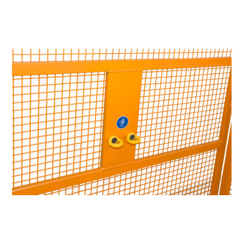 Bauer Südlohn Plateforme de travail MB-A/D, laquée, orange jaune