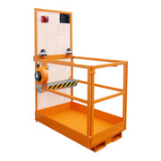 Bauer Südlohn Plateforme de travail MB-ST/L, laquée, orange jaune