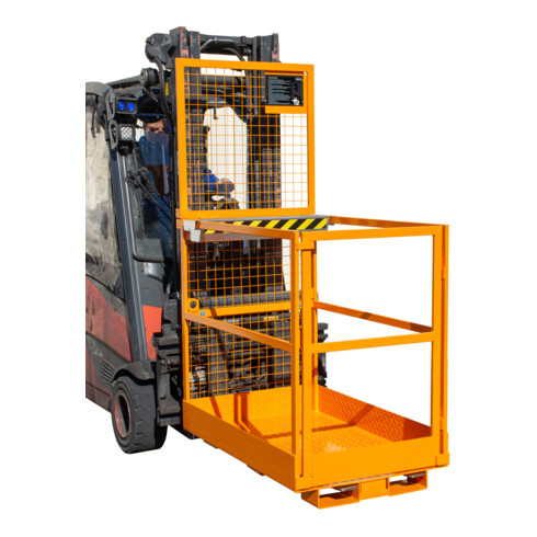 Bauer Südlohn Plateforme élévatrice MB-D/L, laquée, orange jaune