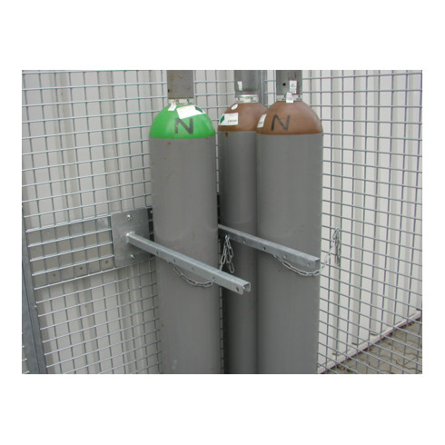 Bauer Südlohn Porte-bouteilles avec chaîne de sécurité, galvanisé à chaud