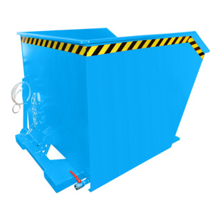 Bauer Südlohn Récipient à copeaux GU-E 1000, peint, bleu clair