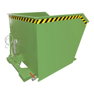 Bauer Südlohn Récipient à copeaux GU-E 1000, peint, vert réséda