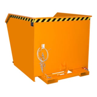 Bauer Südlohn Récipient à copeaux GU-E 1500, peint, orange jaune