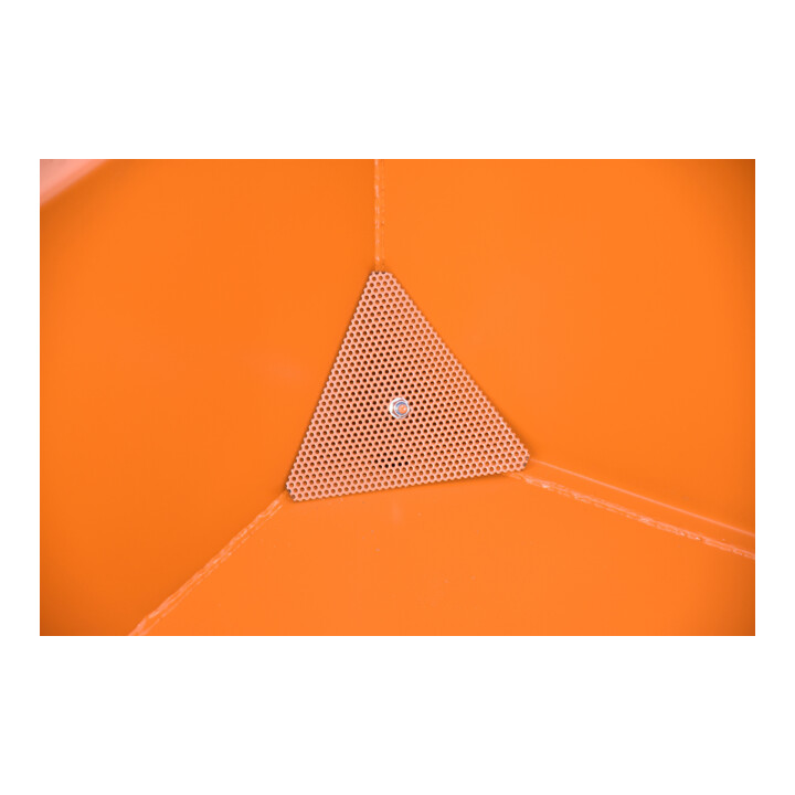 Bauer Südlohn Récipient à copeaux GU-E 1500, peint, orange jaune
