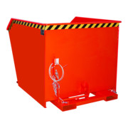 Bauer Südlohn Récipient à copeaux GU-E 1500, peint, rouge feu