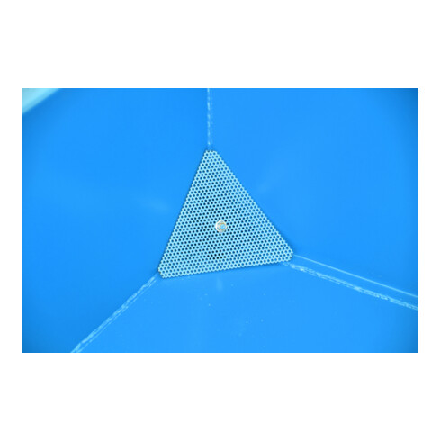 Bauer Südlohn Récipient à copeaux GU-E 2000, peint, bleu clair