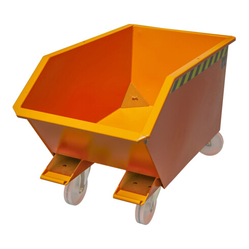 Bauer Südlohn Récipient à copeaux GU-E 300, laqué, orange jaune
