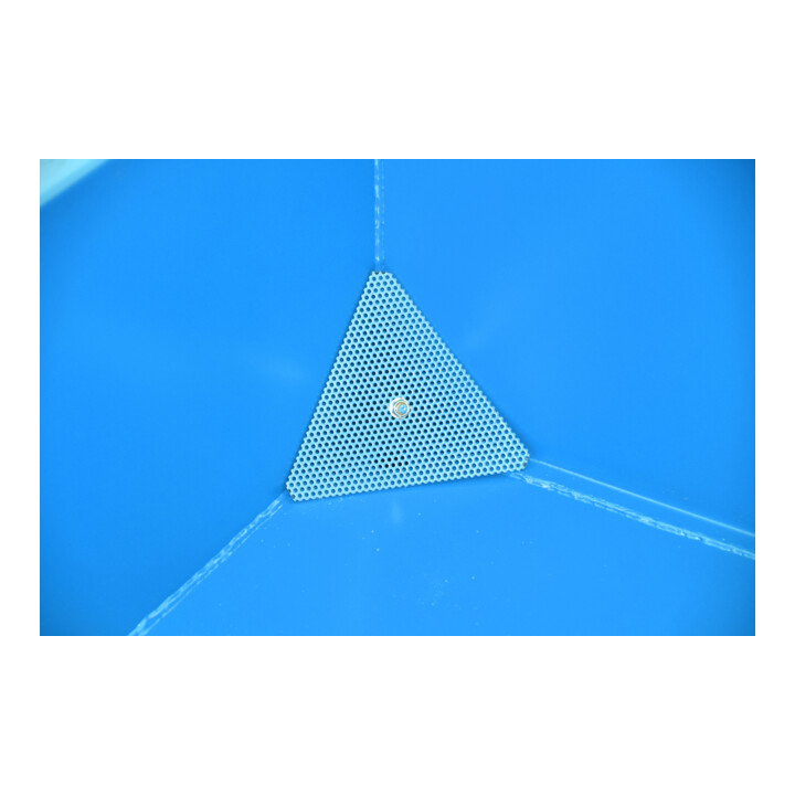 Bauer Südlohn Récipient à copeaux GU-E 300, peint, bleu clair